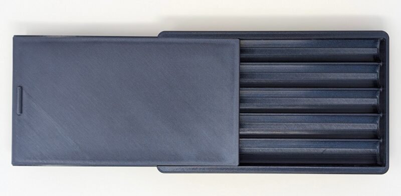 Magnetic Slide Pen Case Open Top