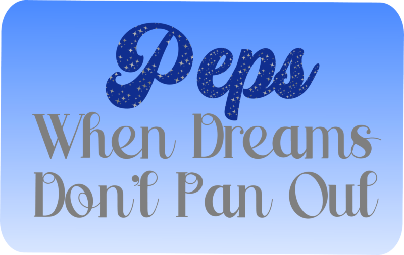 When Dreams Don't Pan Out - Blue-to-White Gradient Background